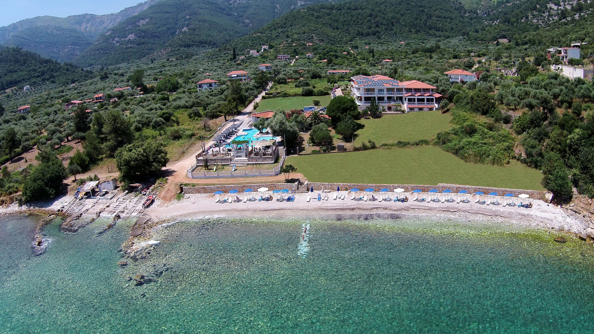 Maranton Beach Hotel Koinira Exterior foto